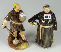 Royal Doulton figures 'The Jovial Monk - HN2144' & 'Friar Tuck - HN2143'