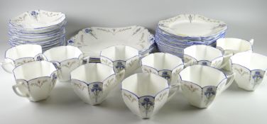 A part-Shelley Iris patterned teaset
