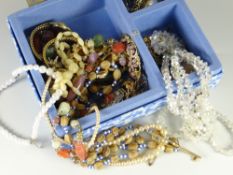 Parcel of various costume jewellery & ladies wristwatches
