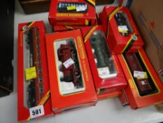 Parcel of Hornby & Lima 00 gauge boxed railway engines & wagons