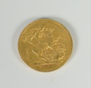 A 1912 George V full gold sovereign