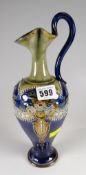 A Doulton Lambeth narrow necked ewer