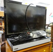 Sony Bravia flatscreen TV & an Orbit sound speaker E/T