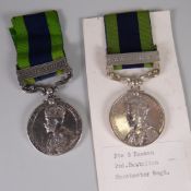 A 1930-32 Burma medal together with another similar with a Waziristan 1921-24 clasp & some