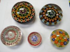 A small parcel of good paperweights