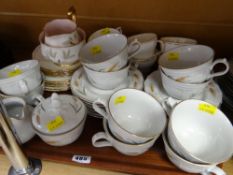 Parcel of Royal Albert Braemar teaware together with some continental teaware