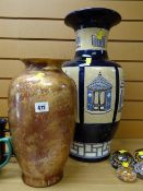 Two large pottery vases