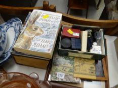 A small parcel of lighters together with some prints & small parcel of books including the 40th