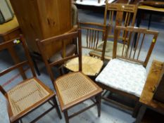 Sundry occasional chairs (5)