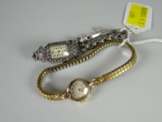 Two ladies' cocktail watches