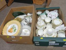 Duchess 'Greensleeves' bone china part teaset with teapot along with other pottery and china tea and