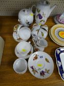 Royal Worcester 'Evesham' part tea and coffee set