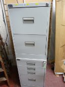 Two Office World multi-drawer filing cabinets