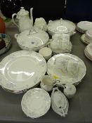 Royal Albert 'Satin Rose' bone china part coffee and dinner service