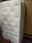 Single divan bed with Millbrook pocket sprung mattress