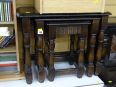 Priory oak set of three tables