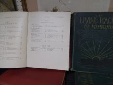 Books - 'The Science of Life' three volumes and 'The Living Races of Mankind' two volumes