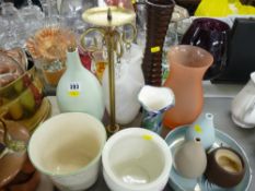Collection of decorative vases etc