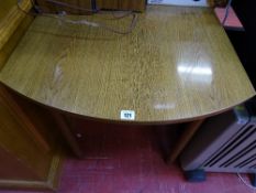 Formica top twin flap dining table