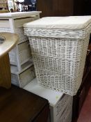 Parcel of useful cane storage chests