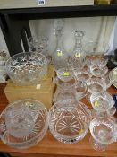 Large parcel of high quality glassware including six Waterford cocktail glasses