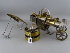 Winesco type kit form live steam traction engine, near built