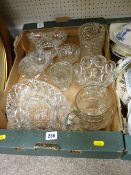 Parcel of mixed glassware