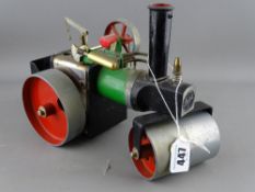 Mamod SR1A live steam road roller traction engine