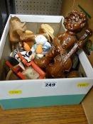 Parcel of collectable ornaments, carvings etc