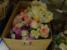 Box of dried flowers