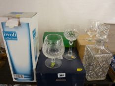 Quantity of Waterford, Stuart crystal glass boxed and loose drinking glassware
