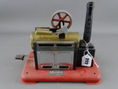 Mamod live steam stationery engine with chimney