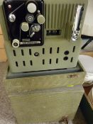 Eumig P8 Imperial cased projector and screens