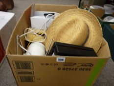 Box of mixed household contents