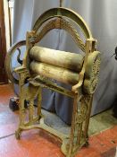 Vintage mangle (with a Phoenix/Griffin trademark in casting)