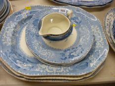 Quantity of Copeland Spode 'Camila' plates, platter and similar