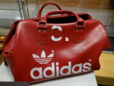 A 1980 Welsh Rugby Union North American Tour Adidas holdall