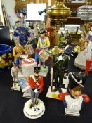 Parcel of various English & continental military figures