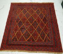 A Gatzak rug, 120 x 114cms
