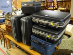 A parcel of suitcases