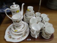 Parcel of Royal Standard fine bone china Lyndale teaware