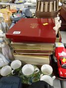 Six Royal Albert 'Gwynevere' coffee cans & saucers together with a collection of Royal Grafton