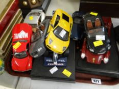 Collection of various model cars & racing cars