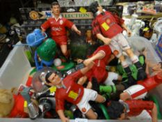 Parcel of mainly Manchester United football figures together with a Buzz Lightyear model, collectors