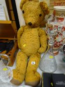 A large English soft toy teddy bear with moving limbs