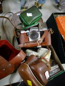 Collection of vintage cameras & equipment