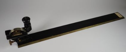 A vintage cased French optical instrument believed for military use, marked 'Societe