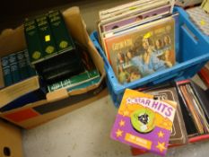 Quantity of vinyl records & a quantity of reference books