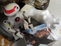 A half-size mannequin & a parcel of toys