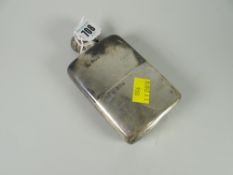 A hallmarked silver London 1900 hip flask